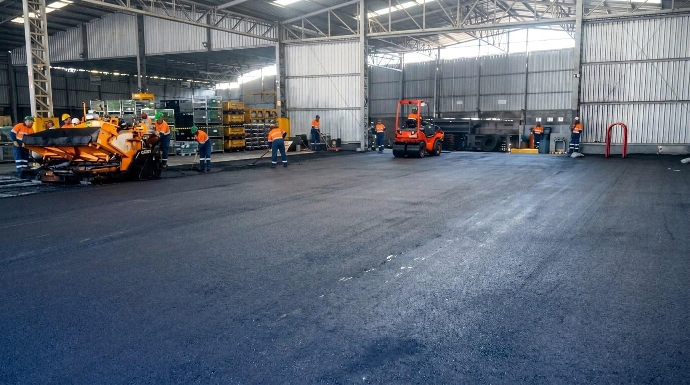 Pavimentação asfáltica com CBUQ